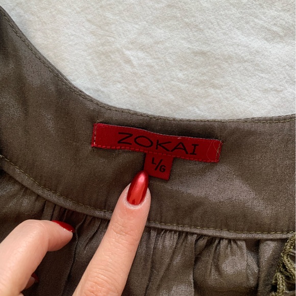 Zokai flower decal shirt - Picture 4 of 4